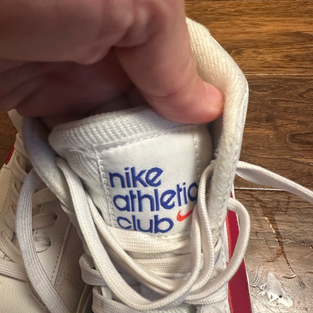 Nike Blazer Mid '77 SE (GS) Big Kids' Shoes White-Gym Red-Grey DH9700-100 Sz 7Y - Picture 6 of 9